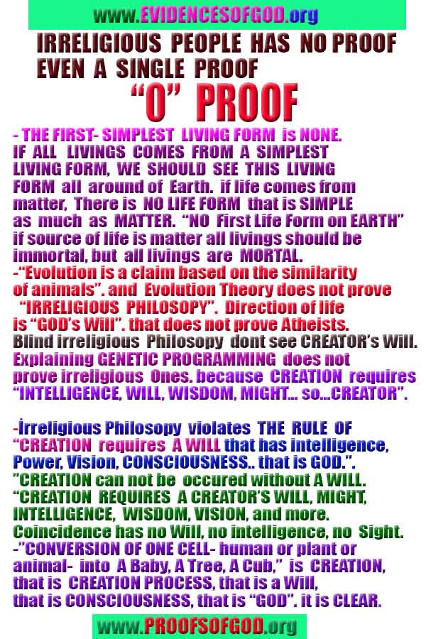 God is real here proofs
