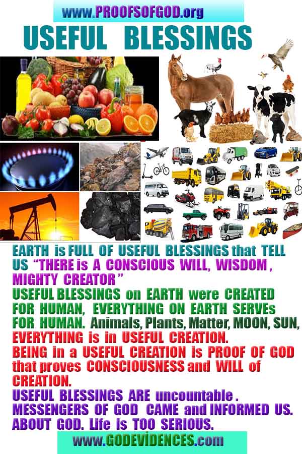 God's proofs and evidences